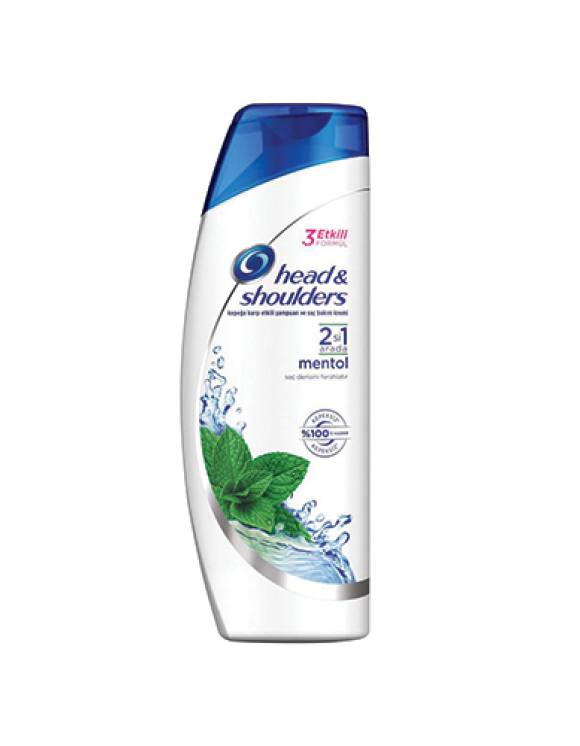Head & Shoulders Menthol Освежаващ 2 в 1 шампоан и балсам против пърхот